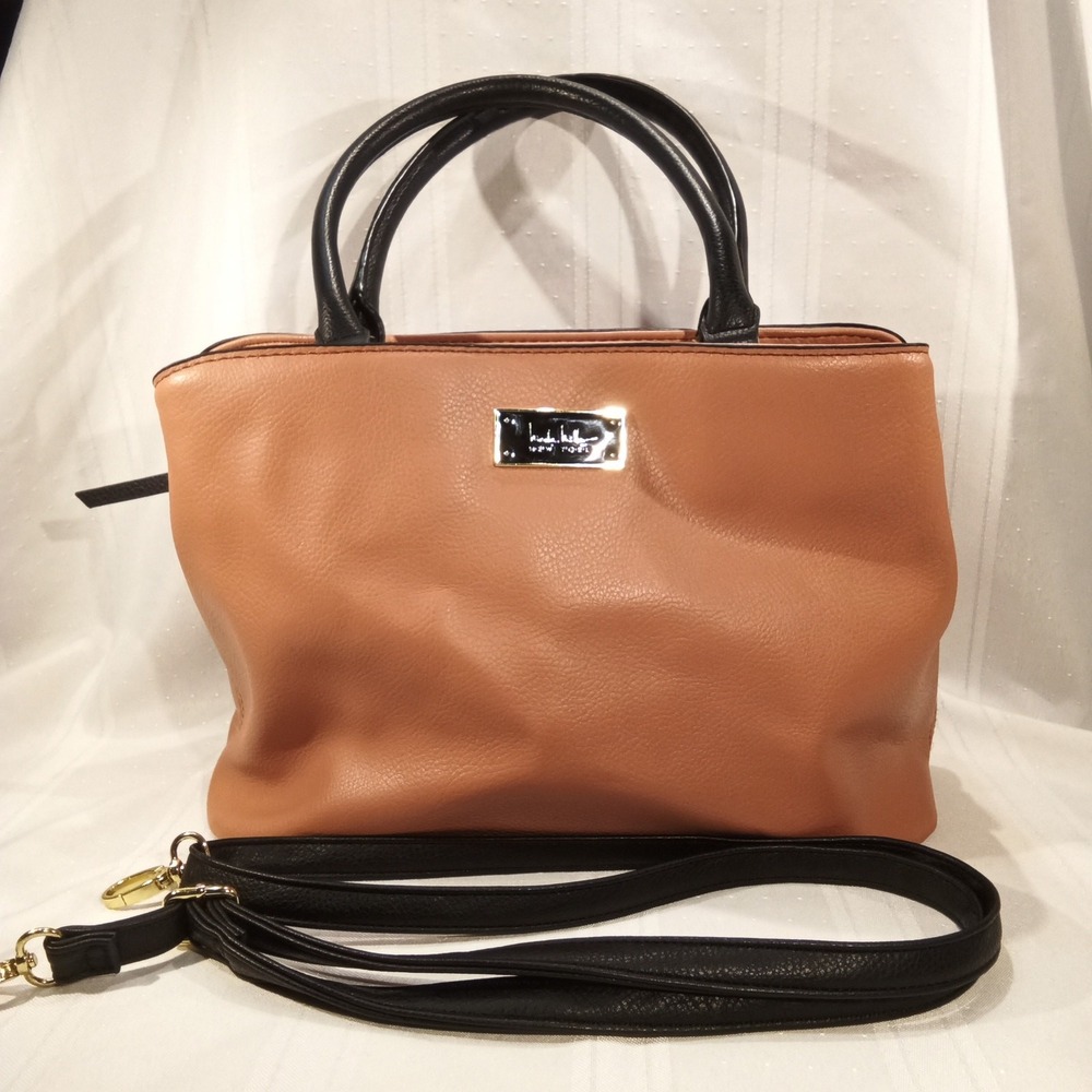 Nicole Miller New York Brown & Black Tote Bag – Brand Confirmed – Gently‎ Used